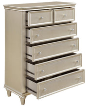 Load image into Gallery viewer, Homelegance Celandine 6 Drawer Chest in Silver 1928-9
