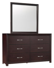 Load image into Gallery viewer, Edina Mirror in Espresso-Hinted Cherry 2145-6

