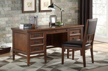 Load image into Gallery viewer, Homelegance Frazier Executive Desk in Brown Cherry 1649-17
