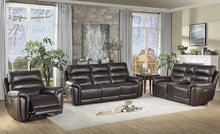 Load image into Gallery viewer, Lance Power Reclining Chair with Power Headrest and USB Port in Brown 9527BRW-1PWH
