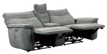 Load image into Gallery viewer, Tesoro Power Double Reclining Loveseat in Dark Gray 9509DG-2CNPWH*
