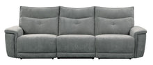 Load image into Gallery viewer, Tesoro Power Double Reclining Sofa w/ Power Headrests in Dark Gray 9509DG-3PWH* image
