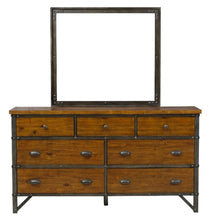 Load image into Gallery viewer, Holverson Dresser in Rustic Brown &amp; Gunmetal 1715-5
