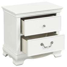 Load image into Gallery viewer, Homelegance Lucida 2 Drawer Nightstand in White 2039W-4
