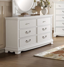 Load image into Gallery viewer, Lucida 6 Drawer Dresser in White 2039W-5
