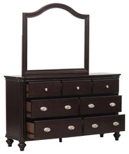 Load image into Gallery viewer, Marston 7 Drawer Dresser in Dark Cherry 2615DC-5
