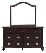 Load image into Gallery viewer, Marston 7 Drawer Dresser in Dark Cherry 2615DC-5
