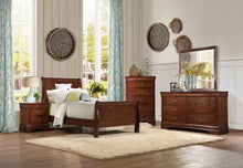 Load image into Gallery viewer, Homelegance Mayville Full Sleigh Bed in Brown Cherry 2147F-1
