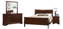 Load image into Gallery viewer, Mayville Queen Sleigh Bed in Brown Cherry 2147-1
