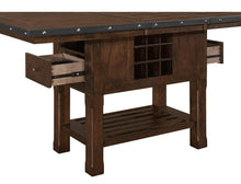 Load image into Gallery viewer, Schleiger Counter Height Dining Table in Dark Brown 5400-36XL*
