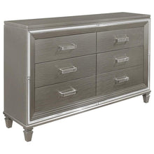 Load image into Gallery viewer, Tamsin Dresser in Silver Grey Metallic 1616-5
