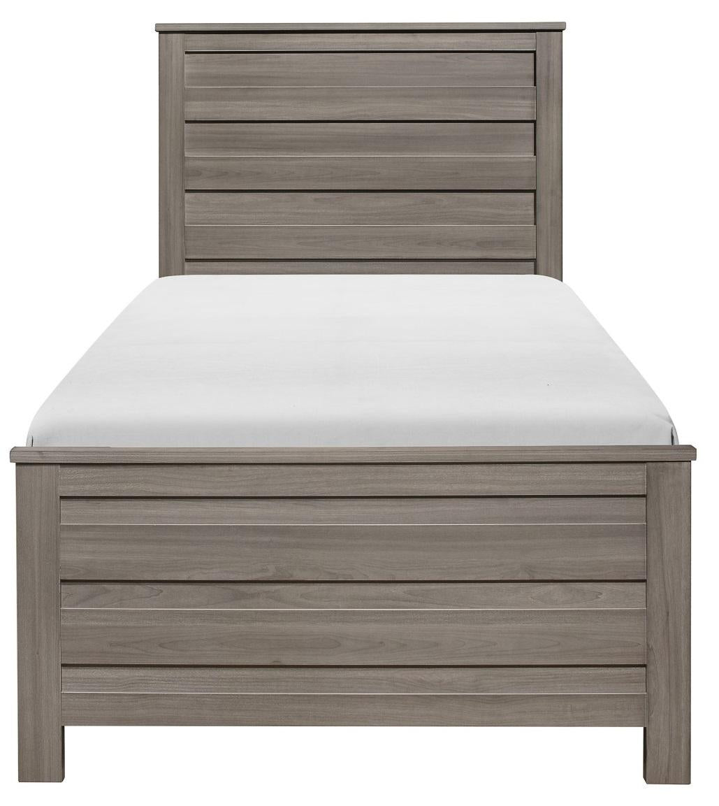 Waldorf Twin Panel Bed in Dark Gray 1902T-1* image