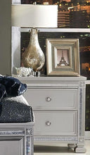 Load image into Gallery viewer, Homelegance Bevelle 2 Drawer Nightstand in Silver 1958-4 image
