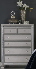 Load image into Gallery viewer, Homelegance Bevelle 5 Drawer Chest in Silver 1958-9 image
