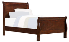 Load image into Gallery viewer, Homelegance Mayville Full Sleigh Bed in Brown Cherry 2147F-1 image
