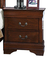 Load image into Gallery viewer, Homelegance Mayville 2 Drawer Nightstand in Brown Cherry 2147-4 image
