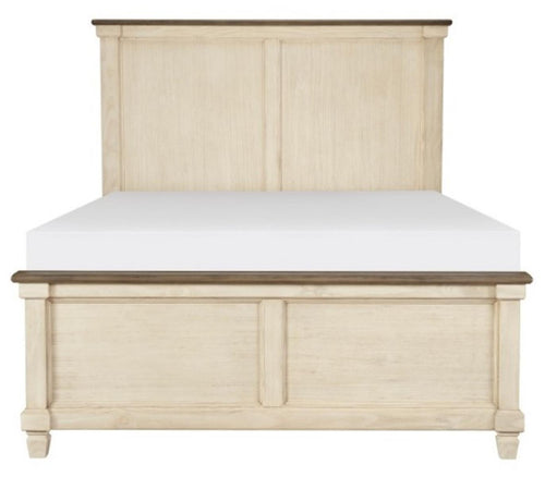 Homelegance Weaver King Panel Bed in Antique White 1626K-1EK* image