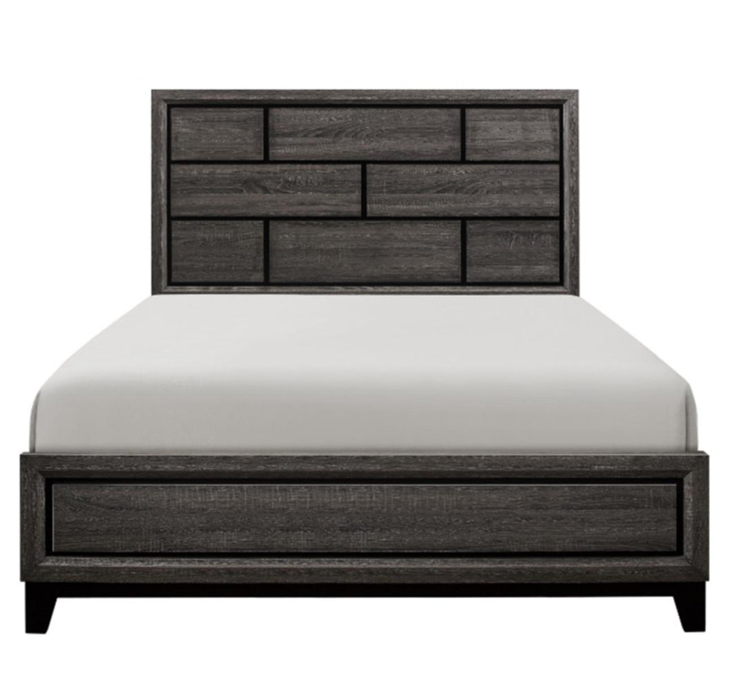 Homelegance Davi Queen Panel Bed in Gray 1645-1* image