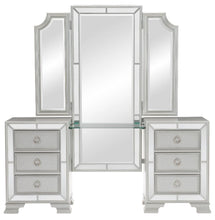 Load image into Gallery viewer, Homelegance Avondale Vanity Dresser with Mirror in Silver 1646-15 image
