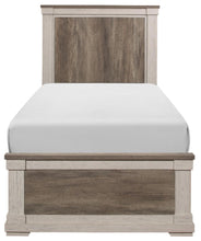 Load image into Gallery viewer, Homelegance Arcadia Twin Panel Bed in White &amp; Weathered Gray 1677T-1* image
