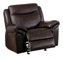 Load image into Gallery viewer, Homelegance Furniture Mahala Glider Recliner Chair in Brown 8200BRW-1 image
