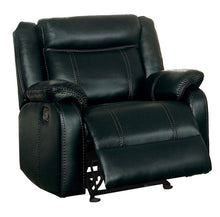 Load image into Gallery viewer, Homelegance Furniture Jude Glider Recliner Chair in Black 8201BLK-1 image
