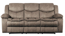 Load image into Gallery viewer, Homelegance Furniture Bastrop Double Reclining Sofa in Brown 8230FBR-3 image
