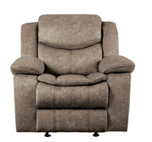 Load image into Gallery viewer, Homelegance Furniture Bastrop Glider Reclining Chair in Brown 8230FBR-1 image
