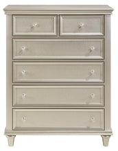 Load image into Gallery viewer, Homelegance Celandine 6 Drawer Chest in Silver 1928-9 image
