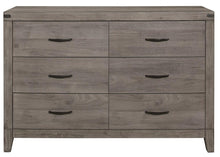 Load image into Gallery viewer, Homelegance Woodrow 6 Drawer Dresser in Gray 2042-5 image
