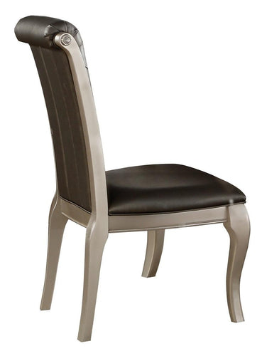 Homelegance Crawford Side Chair in Silver (Set of 2) image