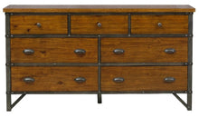 Load image into Gallery viewer, Homelegance Holverson Dresser in Rustic Brown &amp; Gunmetal 1715-5 image
