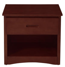 Load image into Gallery viewer, Homelegance Rowe 1 Drawer Night Stand in Dark Cherry B2013DC-4 image
