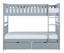 Load image into Gallery viewer, Homelegance Orion Twin/Twin Bunk Bed with Storage Boxes in Gray B2063-1*T image

