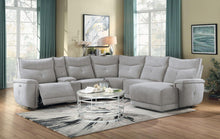 Load image into Gallery viewer, Homelegance Furniture Tesoro 6pc Sectional w/ Right Chaise in Mist Gray image
