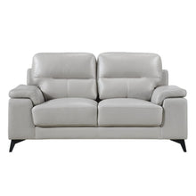 Load image into Gallery viewer, Homelegance Furniture Mischa Loveseat in Silver Gray 9514SVE-2 image
