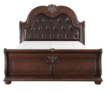 Load image into Gallery viewer, Homelegance Cavalier King Sleigh Bed in Dark Cherry 1757K-1EK* image
