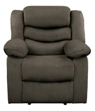 Load image into Gallery viewer, Homelegance Furniture Discus Double Reclining Chair in Brown 9526BR-1 image
