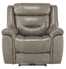 Load image into Gallery viewer, Homelegance Furniture Danio Power Double Reclining Chair with Power Headrests in Brownish Gray 9528BRG-1PWH image

