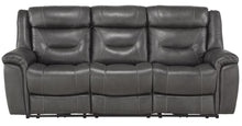 Load image into Gallery viewer, Homelegance Furniture Danio Power Double Reclining Sofa with Power Headrests in Dark Gray 9528DGY-3PWH image
