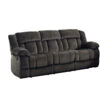 Load image into Gallery viewer, Homelegance Furniture Laurelton Double Reclining Sofa in Chocolate 9636-3 image
