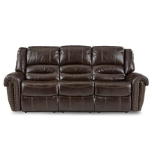Load image into Gallery viewer, Homelegance Furniture Center Hill Double Reclining Sofa in Dark Brown 9668BRW-3 image

