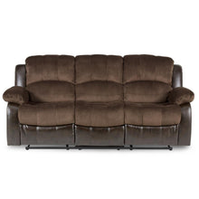 Load image into Gallery viewer, Homelegance Furniture Granley Double Reclining Sofa in Chocolate 9700FCP-3 image
