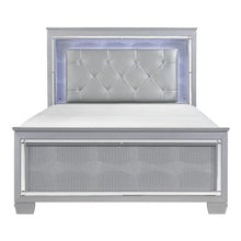 Load image into Gallery viewer, Allura Queen Panel Bed in Silver 1916-1*
