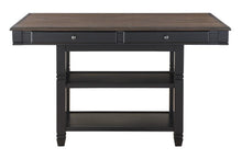 Load image into Gallery viewer, Homelegance Baywater Counter Height Table in Natural and Black 5705BK-36 image
