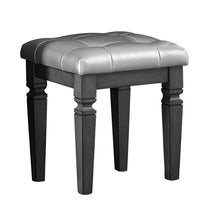Load image into Gallery viewer, Homelegance Allura Vanity Stool in Gray 1916GY-14 image
