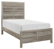 Load image into Gallery viewer, Homelegance Furniture Mandan Twin Panel Bed in Weathered Gray 1910GYT-1* image
