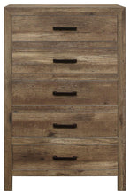 Load image into Gallery viewer, Homelegance Furniture Mandan 5 Drawer Chest in Weathered Pine 1910-9 image
