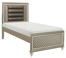 Load image into Gallery viewer, Homelegance Furniture Youth Loudon Twin Platform Bed in Champagne Metallic B1515T-1* image
