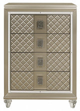 Load image into Gallery viewer, Homelegance Furniture Youth Loudon 4 Drawer Chest in Champagne Metallic B1515-9 image
